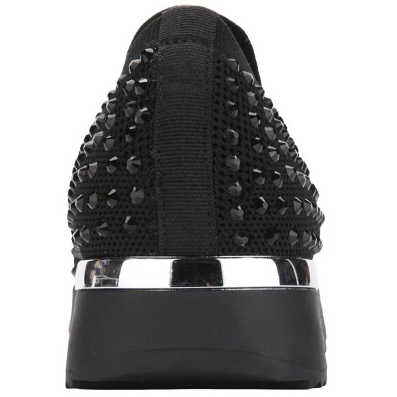 Kenneth Cole Reaction Womens Cameron Jewel Jogger Sneaker RLF1001SX Black 9M - Picture 9 of 11